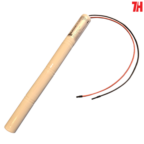 4.8V 2200mAh NiMH A HT-Stav – Ett pålitligt stavbatteri med 200mm kabel för Nödbelysning och Brandlarm