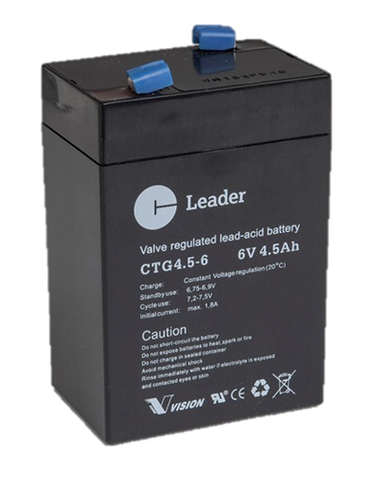Celltech CT Leader CTG4,5-6 – Nödljusbatteri 6.0V 4.5Ah VRLA