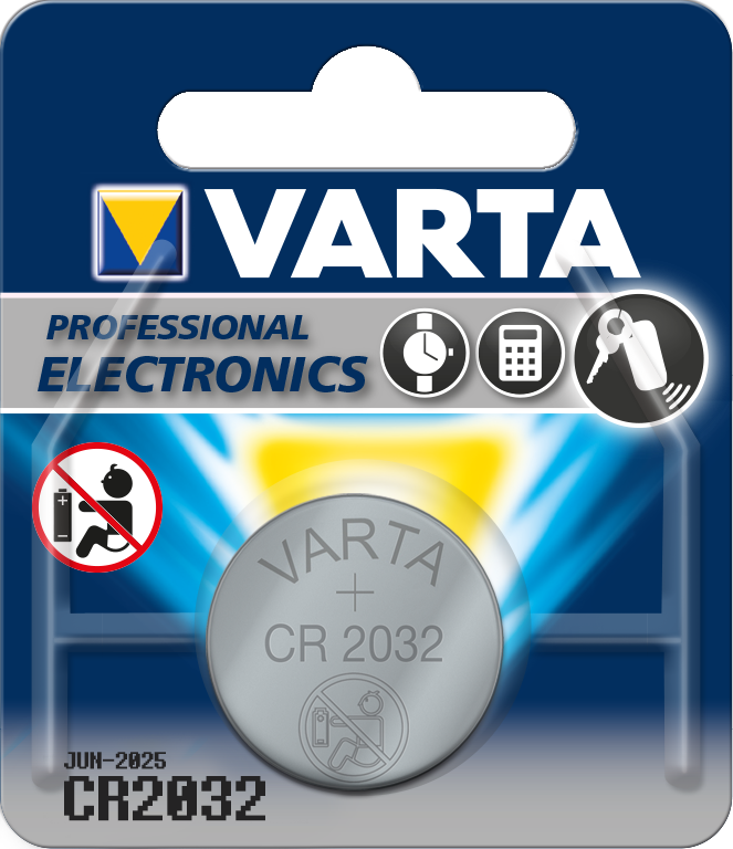 Varta Knappcell Lithium CR2032 3v 1st, Vardagsbatterier