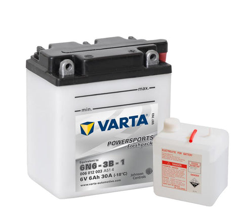 Varta Mc-batterier 6N6-3B-1