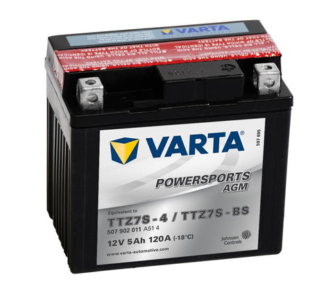 Varta Mc-batteri AGM YTZ7S-BS 12v 5Ah