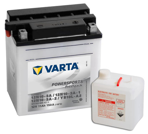 Varta Mc-batteri YB10L-A2 12v 11Ah