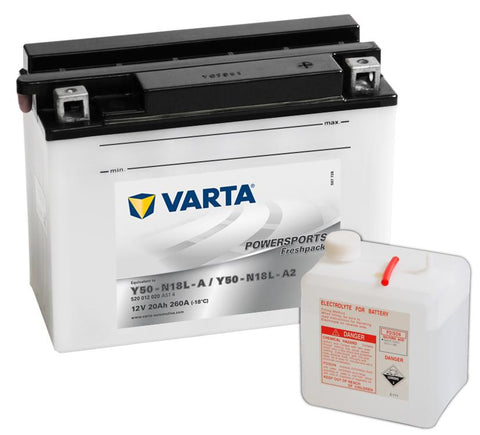Varta Mc-batteri Y50-N18L-A 12v 20Ah