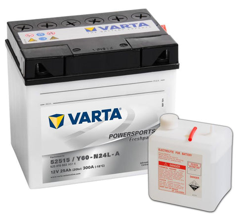 Varta Mc-batterier Y60-N24L-A