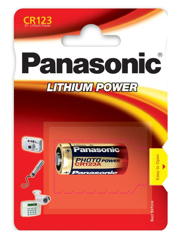 Panasonic CR123A Litium